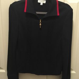 St John Sport by Marie Gray navy cardigan size P